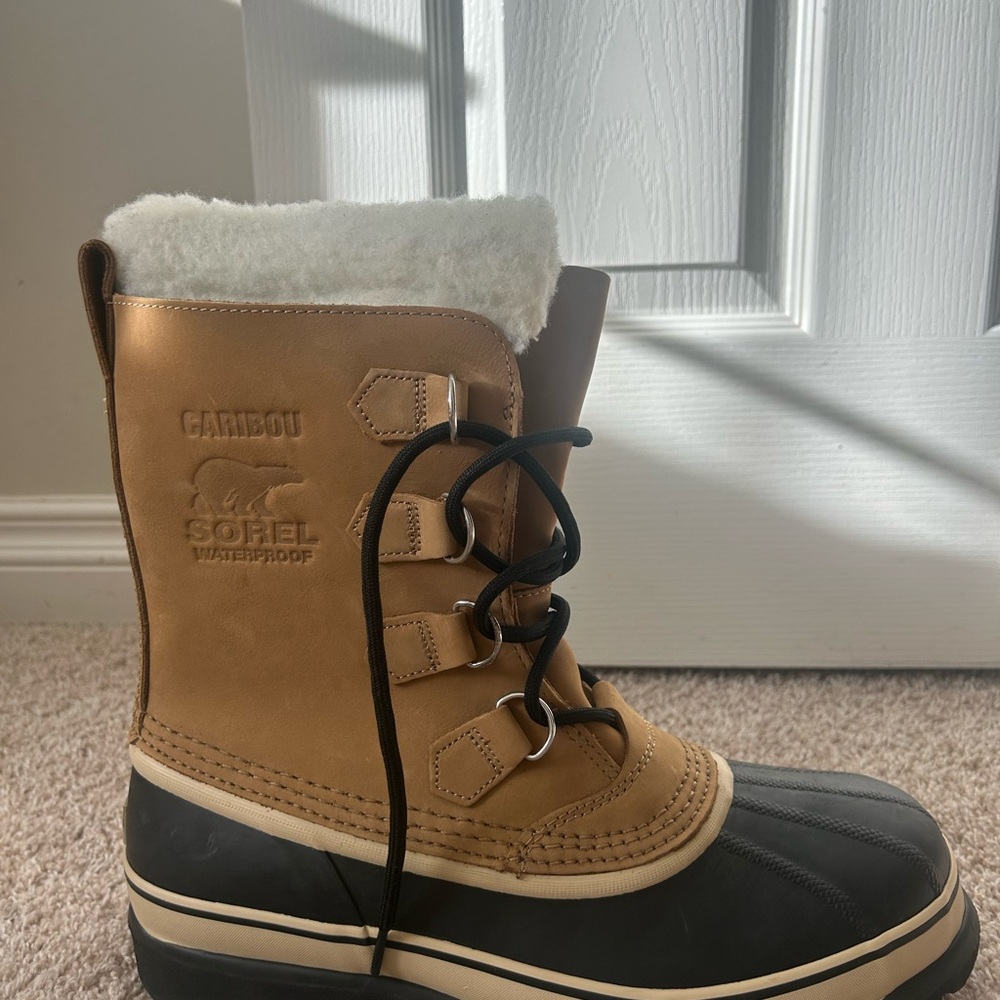 Sorel Caribou Buff Chamois Boots